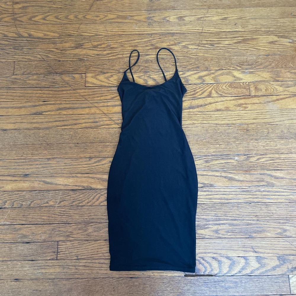 Black mini dress!